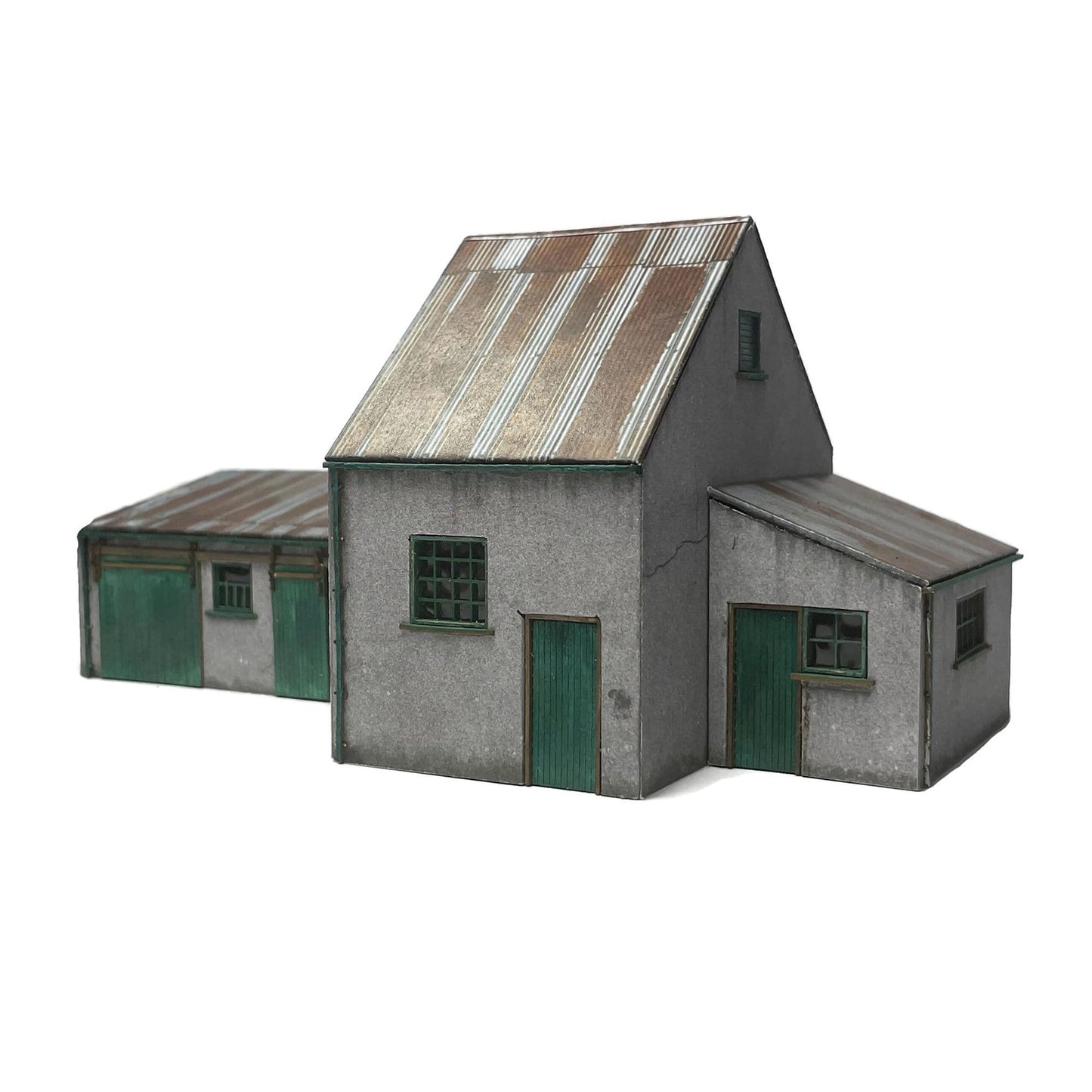 Scale Model Scenery KX094-OO Stoney's Workshops (Set of 3 Buildings) - OO / 4mm / 1:76 - Chester Model Centre