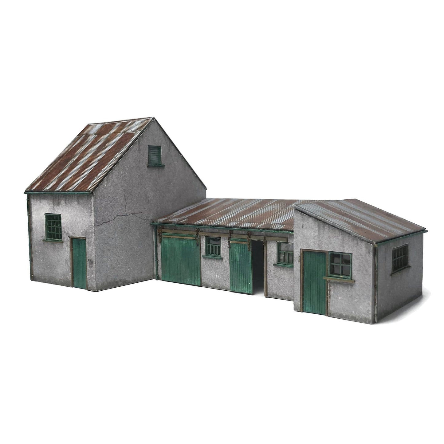 Scale Model Scenery KX094-OO Stoney's Workshops (Set of 3 Buildings) - OO / 4mm / 1:76 - Chester Model Centre