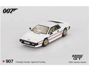 MiniGT MODELS 1/64 Scale James Bond (For Your Eyes Only Movie) Lotus Esprit Turbo White (RHD) - Chester Model Centre