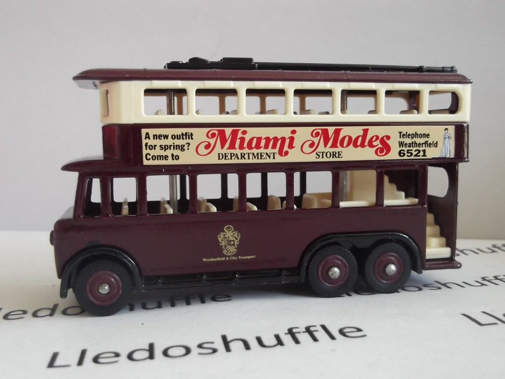Lledo Diecast Models Coronation Street Karrier E6 Trolley Bus, Weath