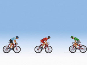 Noch TT45897 Racing Cyclists (3) Figure Set - Chester Model Centre