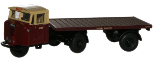 Oxford Diecast British Rail Mechanical Horse Flatbed Trailer - 1:76 Scale - Chester Model Centre