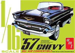 AMT 1:25 1957 Chevy Bel Air Convertible Car - Chester Model Centre