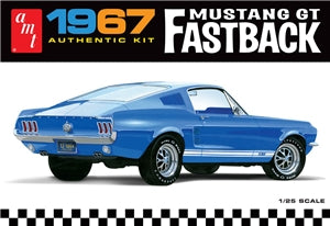 AMT 1:25 1967 Ford Mustang GT Fastback Car - Chester Model Centre