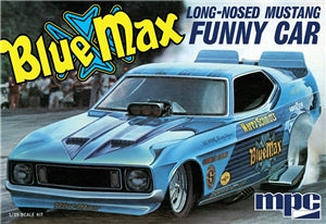 MPC 1:25 Blue Max Long Nose Mustang Funny Car - Chester Model Centre