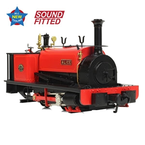 Bachmann 71-025SF NG7 Scale Quarry Hunslet 0-4-0ST 'Alice' Dinorwic Quarry Red - Sound Fitted - Chester Model Centre