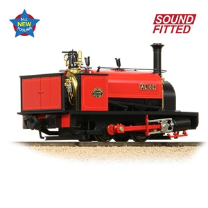 Bachmann 71-025SF NG7 Scale Quarry Hunslet 0-4-0ST 'Alice' Dinorwic Quarry Red - Sound Fitted - Chester Model Centre