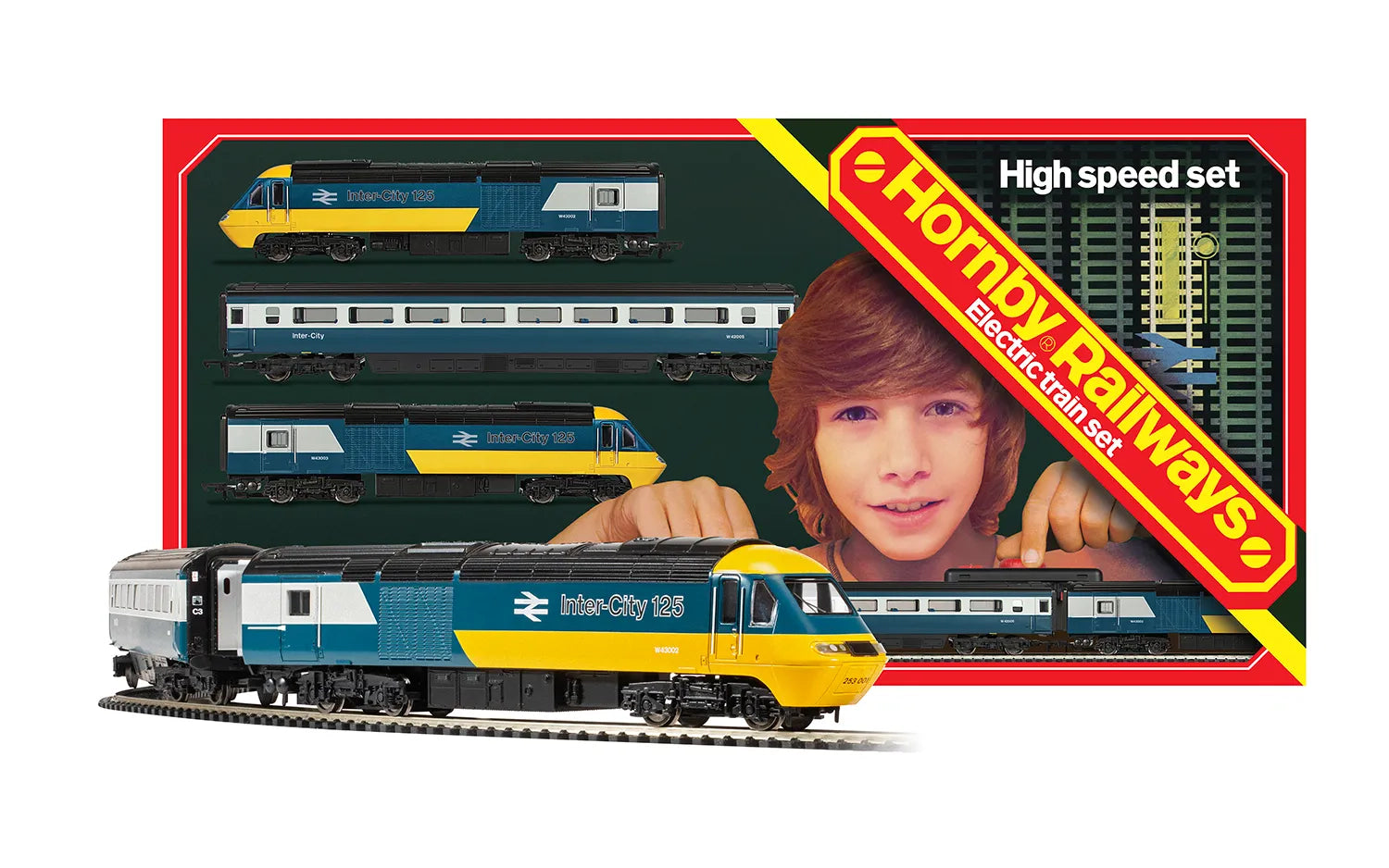 HORNBY RAILWAYS R1289M B.R. High Speed Retro Train Set - INCLUDES FREE INSURED UK POSTAGE - Chester Model Centre