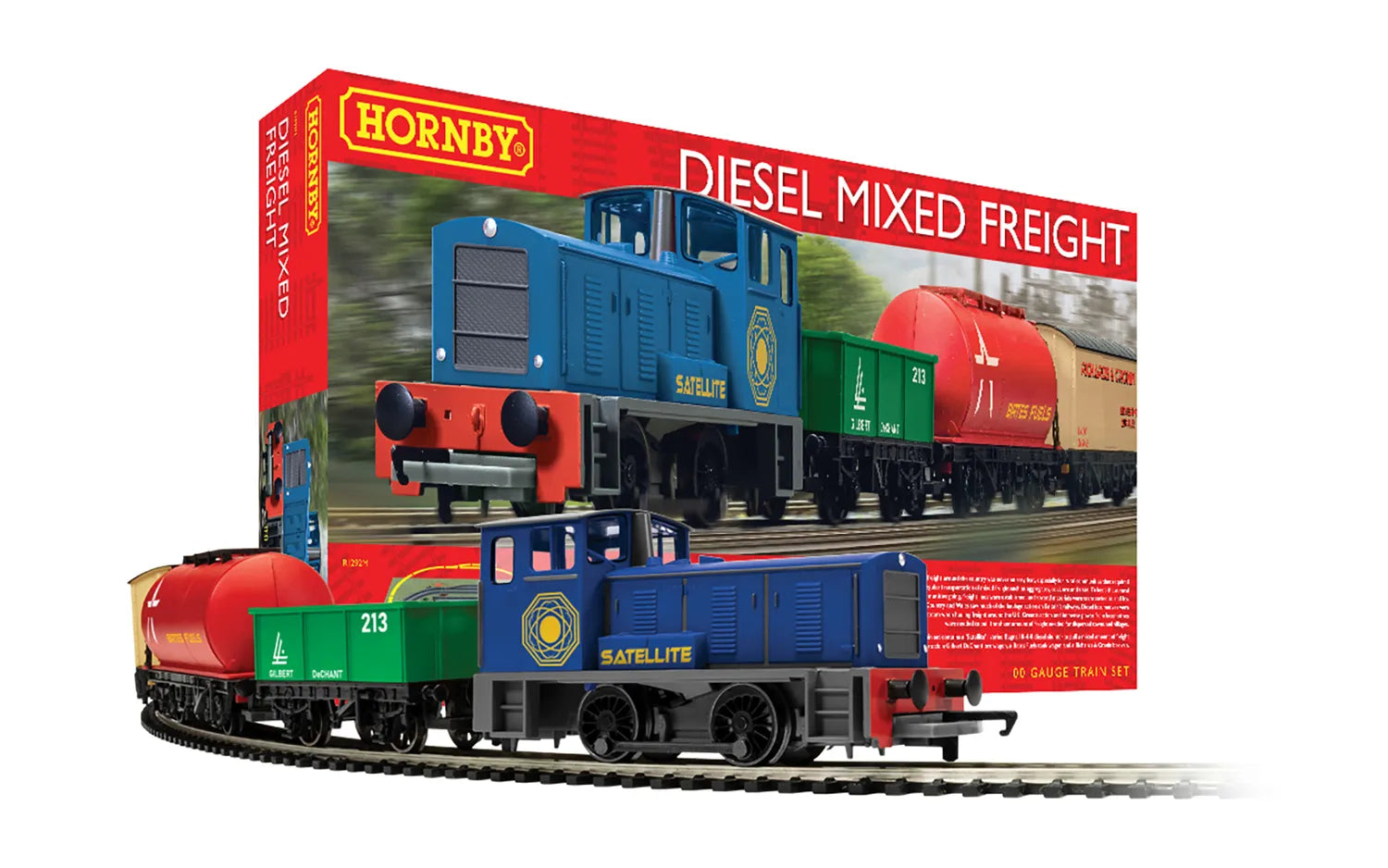 HORNBY R1292M Diesel Mixed Freight Train Set - Chester Model Centre