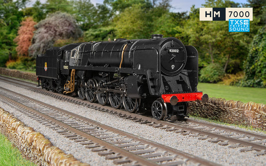 Hornby R30132TXS BR, Class 9F, 2-10-0, 92002 - Era 4 (Sound Fitted) - Chester Model Centre