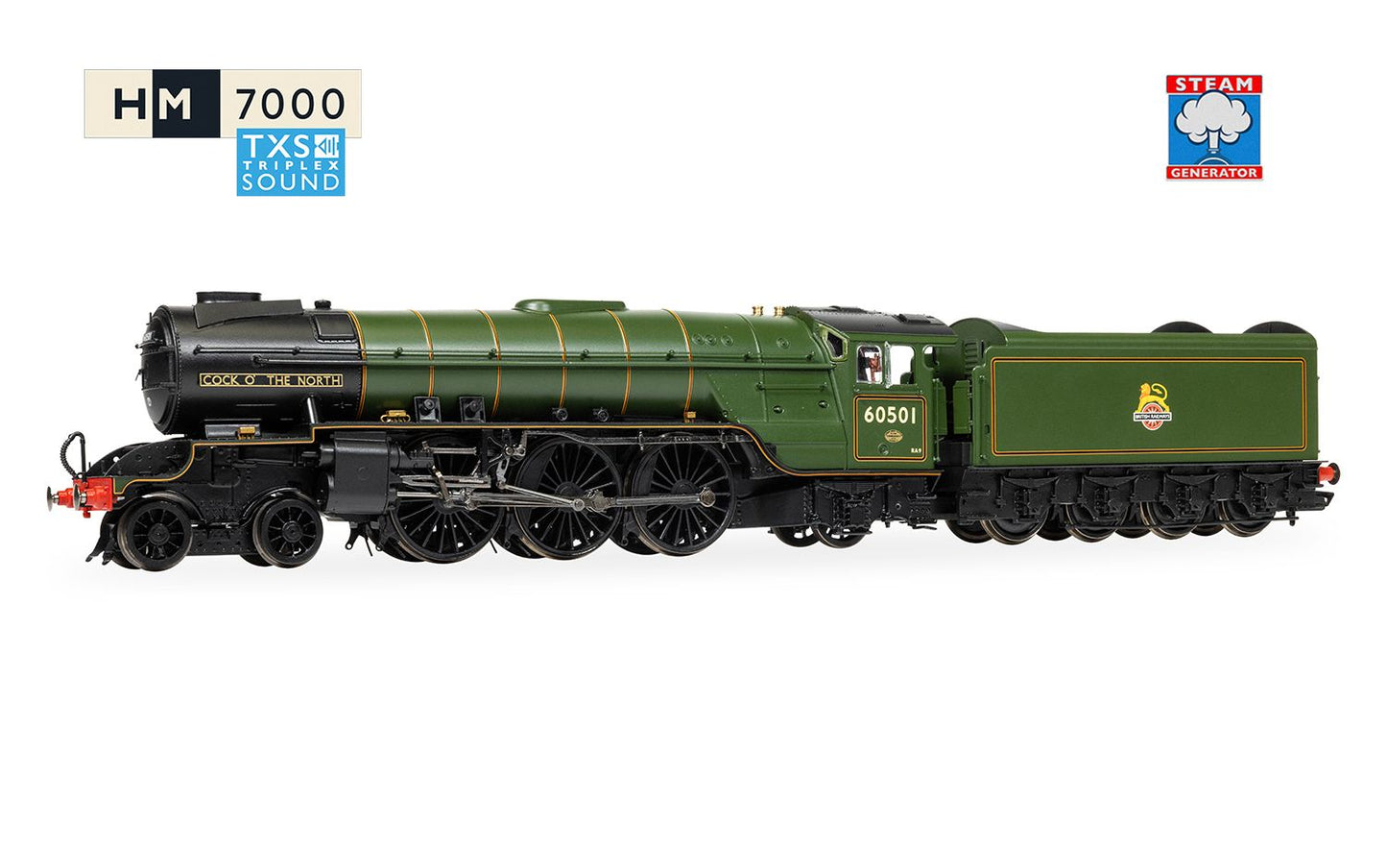 HORNBY R30395SS BR (Early) - Thompson A2-2 - 60501 'Cock O the North' (With Steam Generator) - Chester Model Centre