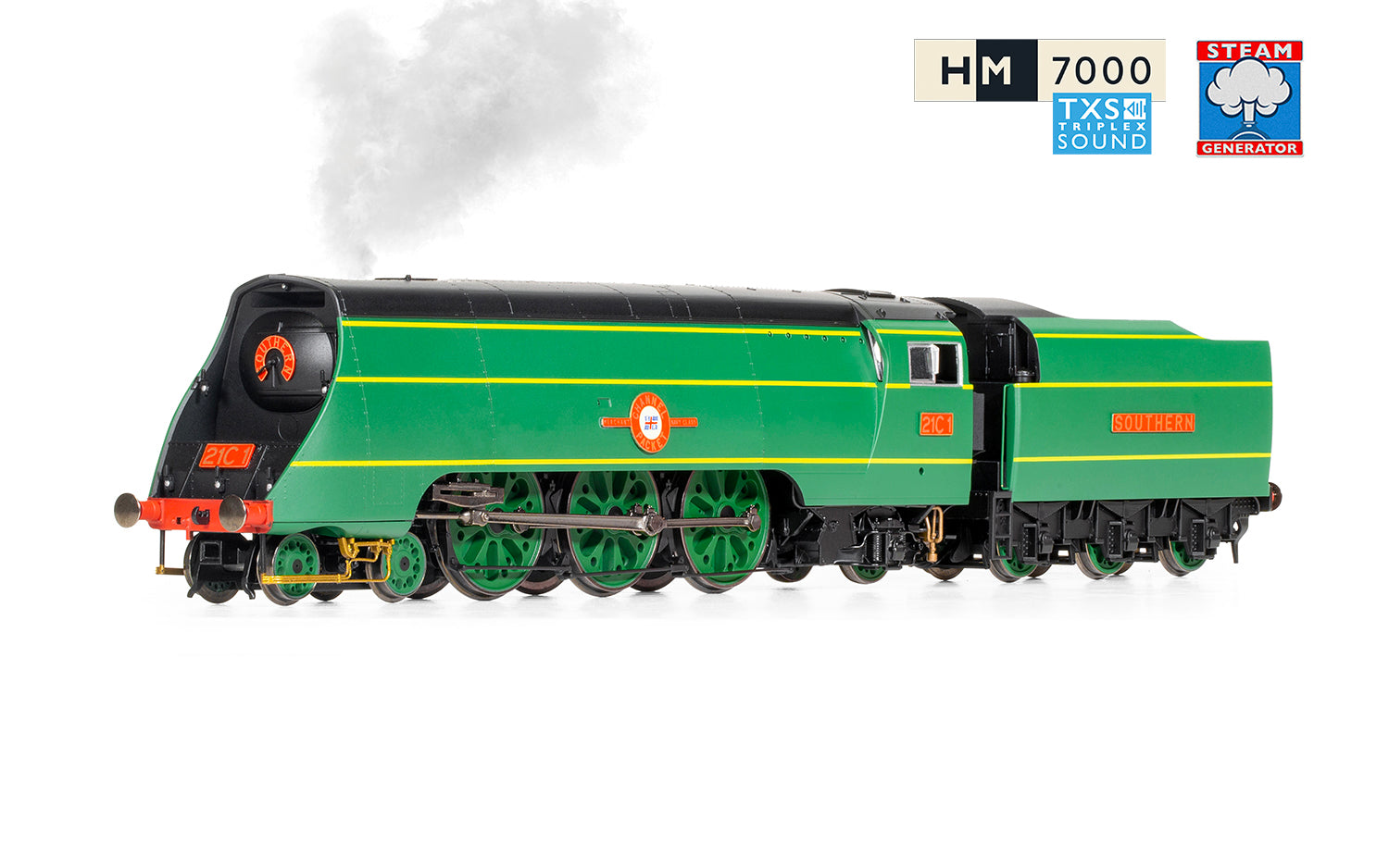 Hornby R30399SS SR - Merchant Navy Class - 21C1 'Channel Packet' (With Sound & Steam Generator) - Chester Model Centre