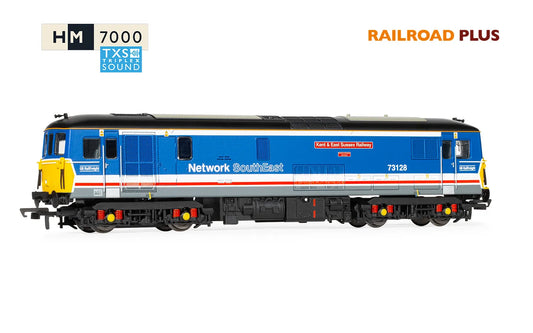 HORNBY R30432TXS RailRoad Plus: GBRf Network South East - Class 73 - 73128 'Kent & East Sussex Railway' (DCC Sound Fitted) - Chester Model Centre