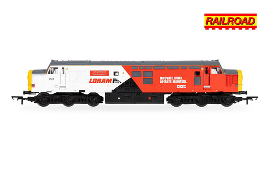 Hornby Railroad Plus - Enhanced Livery R30436 Loram Class 37 AN COMUNN GAIDHEALACH NO.37418 DCC Ready - Chester Model Centre