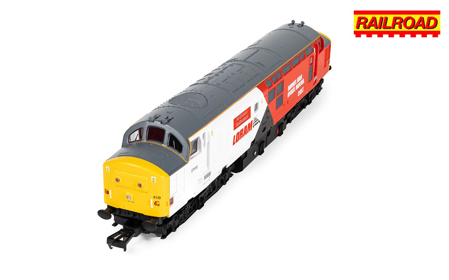 Hornby Railroad Plus - Enhanced Livery R30436 Loram Class 37 AN COMUNN GAIDHEALACH NO.37418 DCC Ready - Chester Model Centre