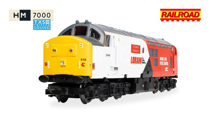 Hornby Railroad plus - Enhanced Livery R30436TXS Loram Class 37 AN COMUNN GAIDHEALACH NO. 37418 (WITH SOUND) - Chester Model Centre