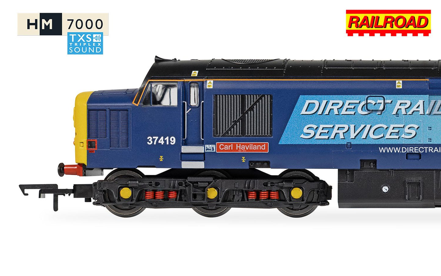 Hornby R30437TXS DRS Class 37  'Carl Haviland' 37419 (DCC Sound fitted) - Chester Model Centre