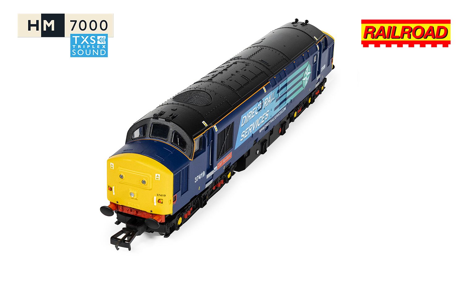 Hornby R30437TXS DRS Class 37  'Carl Haviland' 37419 (DCC Sound fitted) - Chester Model Centre