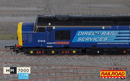 Hornby R30437TXS DRS Class 37  'Carl Haviland' 37419 (DCC Sound fitted) - Chester Model Centre