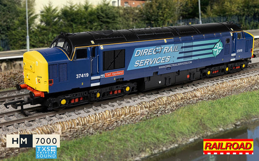 Hornby R30437TXS DRS Class 37  'Carl Haviland' 37419 (DCC Sound fitted) - Chester Model Centre