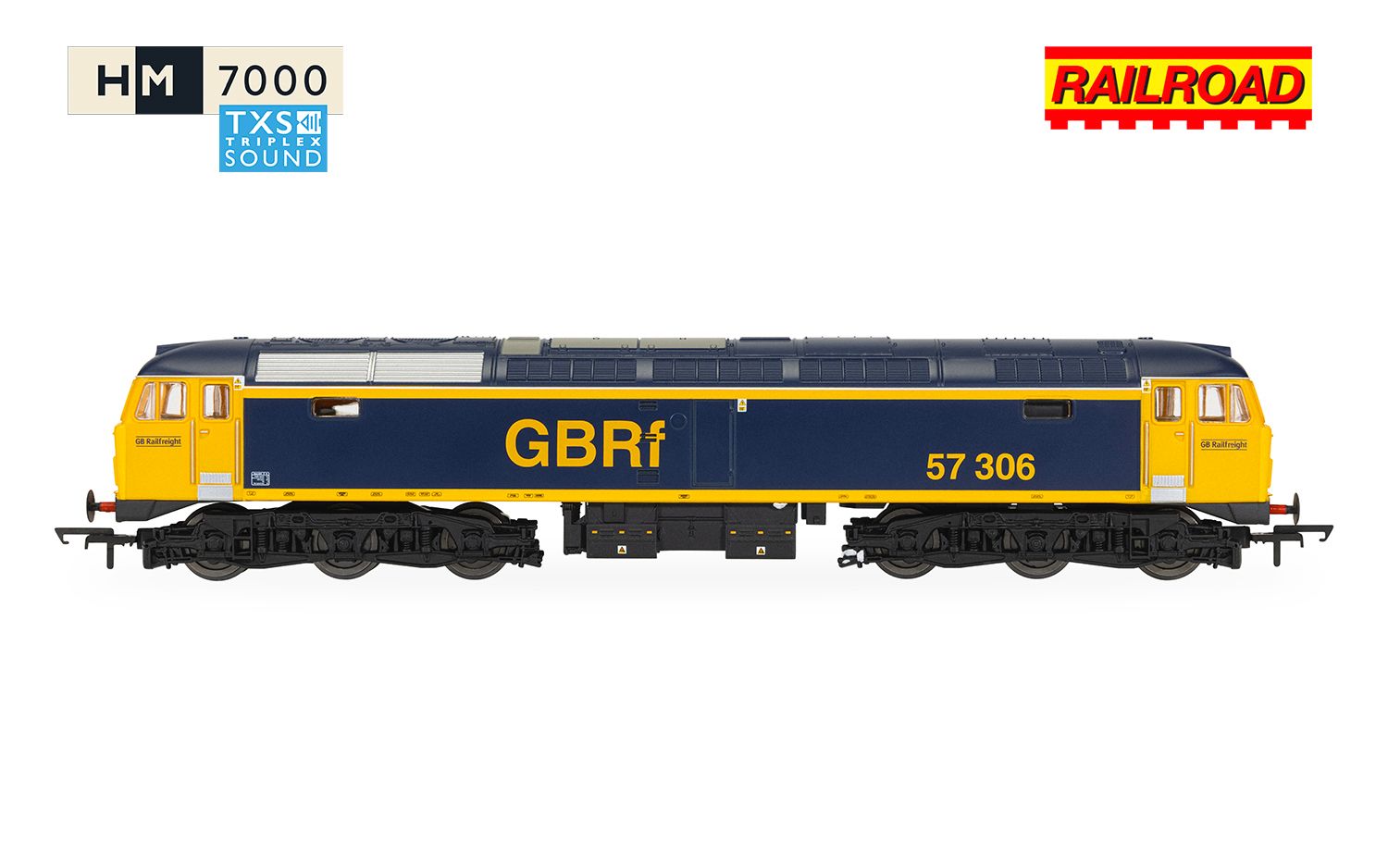 Hornby R30441TXS RailRoad: GBRf - Class 57 - 57306 (DCC Sound Fitted) - Chester Model Centre