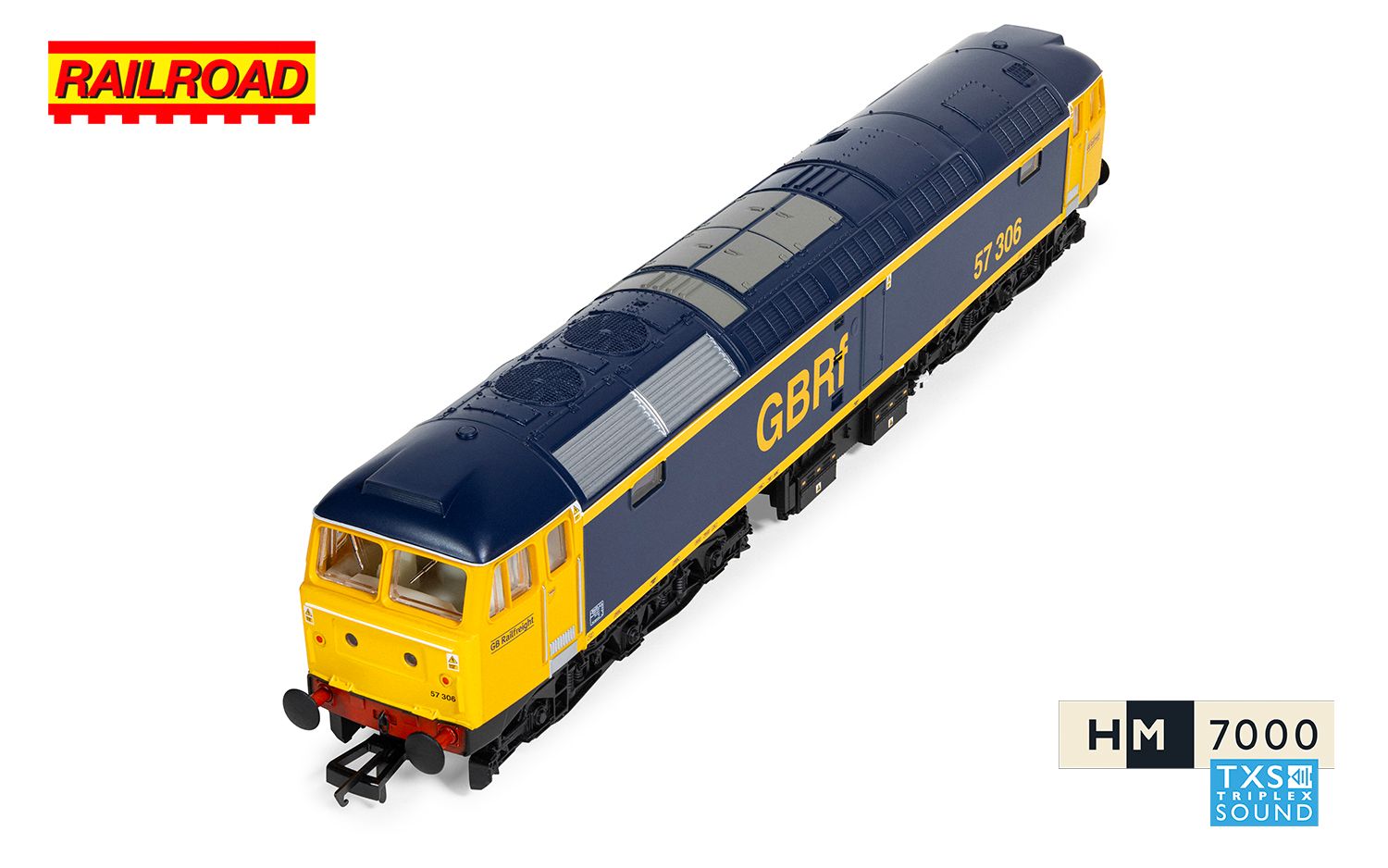 Hornby R30441TXS RailRoad: GBRf - Class 57 - 57306 (DCC Sound Fitted) - Chester Model Centre