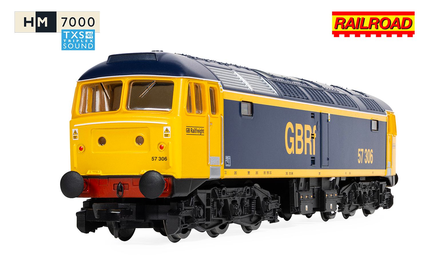 Hornby R30441TXS RailRoad: GBRf - Class 57 - 57306 (DCC Sound Fitted) - Chester Model Centre
