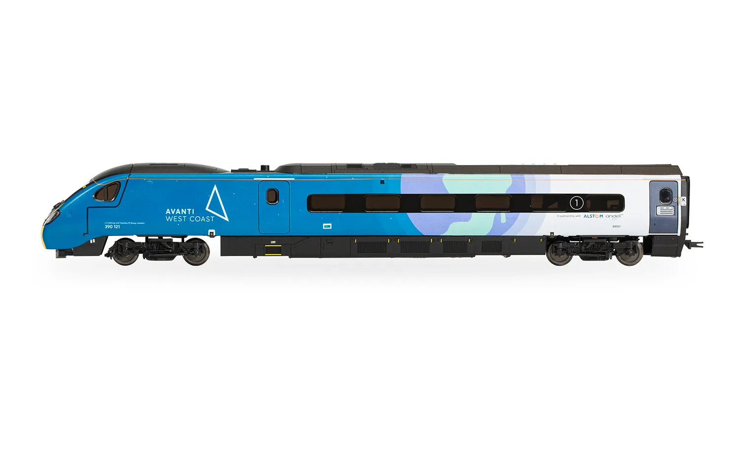 HORNBY R30444 Avanti West Coast - Class 390 - 390121 - 4 Car Train Pack (COP26 Livery) - Chester Model Centre