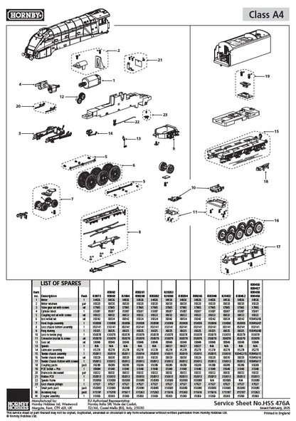 HORNBY R30452 LNER - Class A4 - 4466 'Sir Ralph Wedgwood' (VE Day 80th Anniversary) - Chester Model Centre