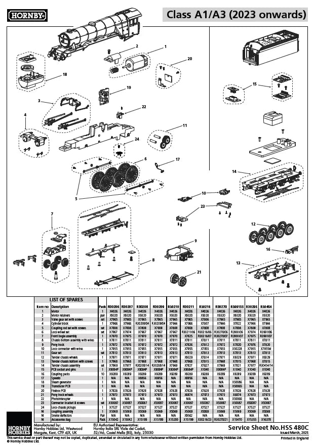 HORNBY R30454 LNER - Class A3 - 4472 'Flying Scotsman' (VE Day 80th Anniversary) - Chester Model Centre