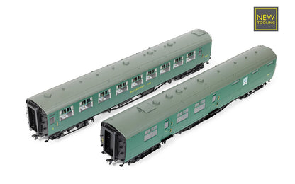 HORNBY R40471 BR - Kitchen and Buttery Car & Composite Restaurant - 7834 'Jolly Tar' - Coach Twin Pack - Chester Model Centre