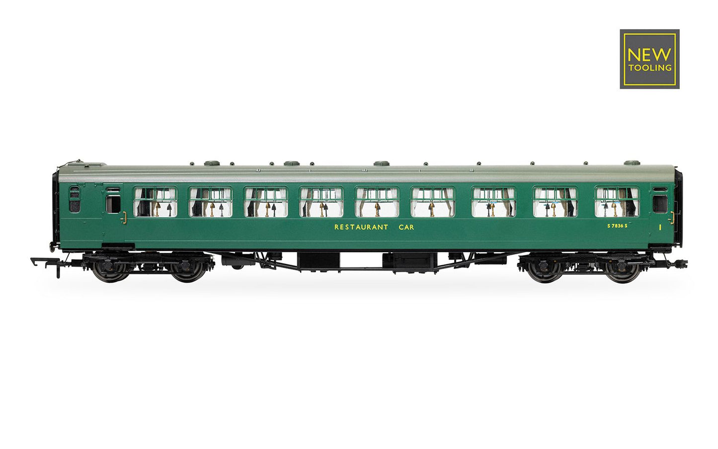 HORNBY R40471 BR - Kitchen and Buttery Car & Composite Restaurant - 7834 'Jolly Tar' - Coach Twin Pack - Chester Model Centre