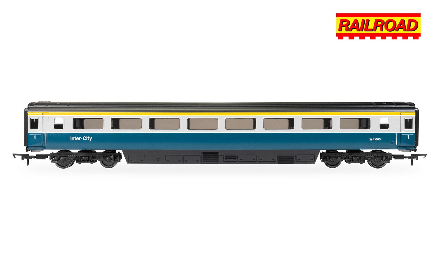 HORNBY R40485 RailRoad: BR Intercity - 41003 - Mk3 FO Coach Era 8 - Sectorisation (1982 - 1997) - Chester Model Centre