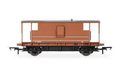 Hornby OO Gauge R60286 BR Bauxite (ex LMS) 20T Brake Van No.732350 - Chester Model Centre