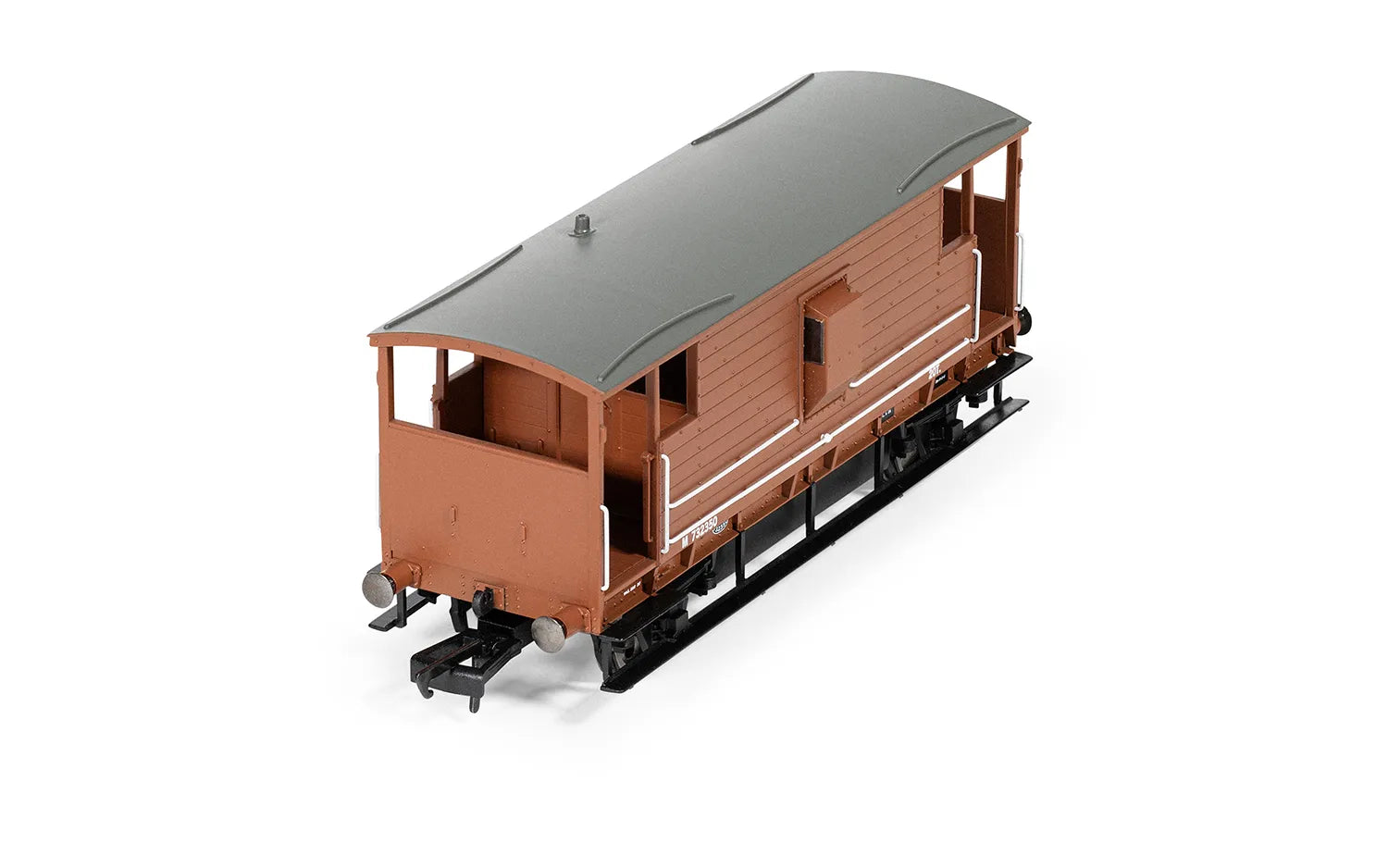 Hornby OO Gauge R60286 BR Bauxite (ex LMS) 20T Brake Van No.732350 - Chester Model Centre