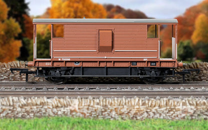 Hornby OO Gauge R60286 BR Bauxite (ex LMS) 20T Brake Van No.732350 - Chester Model Centre