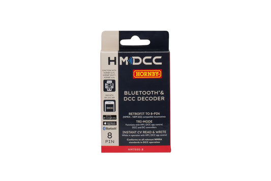 HORNBY R7335 HM7000-8: Bluetooth® & DCC Decoder (8-pin) - Chester Model Centre