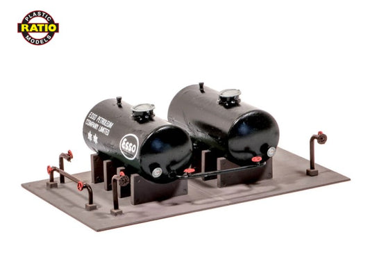 RATIO OO/HO Gauge 530 Oil Tanks - Chester Model Centre