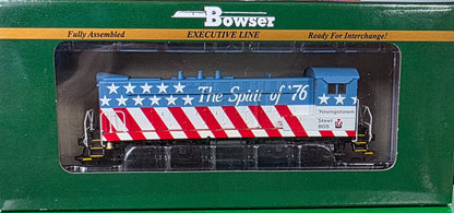 BOWSER Trains #23974 HO Scale Baldwin S-8 Youngstown Steel #805 - The Spirit of '76 Livery (DC Version)
