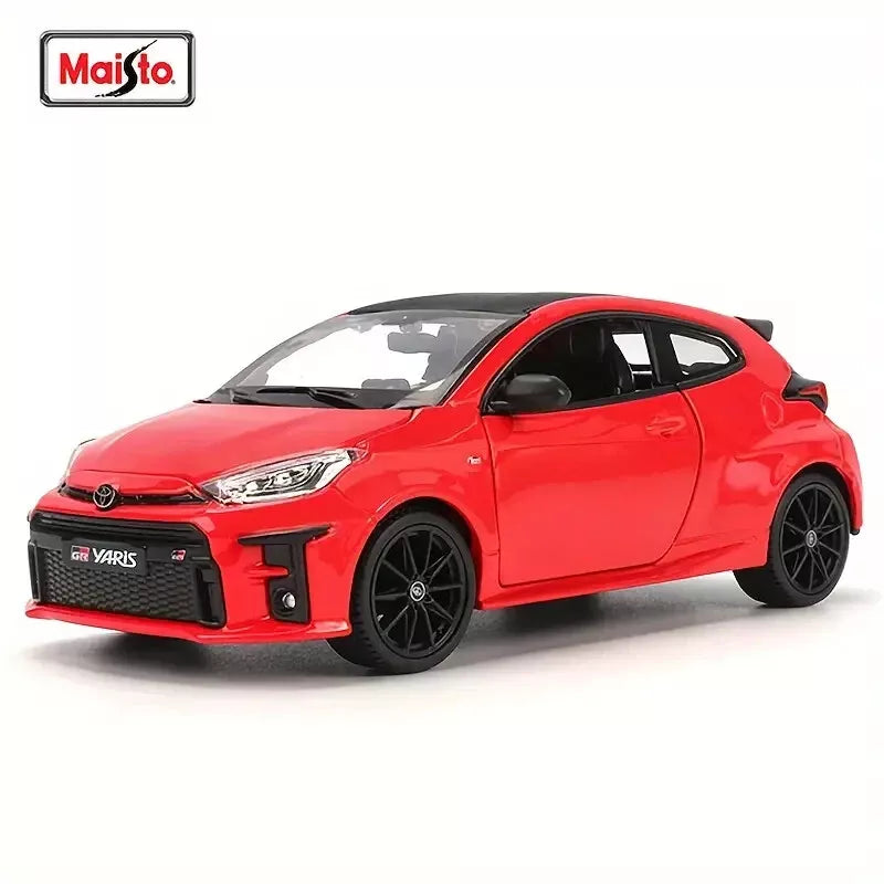 Maisto #32909 1/24 Scale Die-Cast 2021 Toyota CR Yaris Model Car - Red - Chester Model Centre