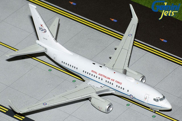 Gemini 200 Royal Australian Air Force Boeing 737-700 1:200 scale die-cast model aircraft (item No. G2RAA1224) - Chester Model Centre