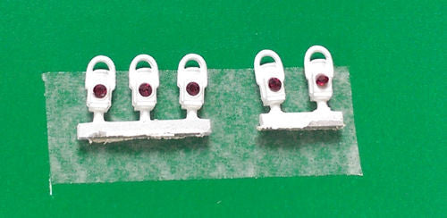 Springside OO Gauge SPDA20GWR GWR White Tail Lamps (5) - Chester Model Centre