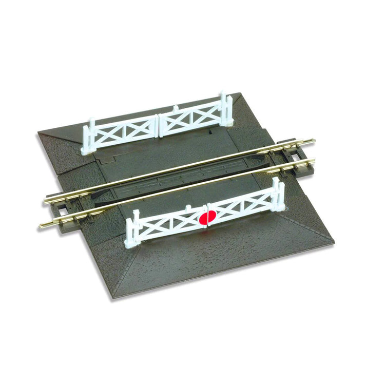 PECO ST-20 Straight Level Crossing w/2 Ramps & 4 Gates Code 80 Setrack N Track - Chester Model Centre