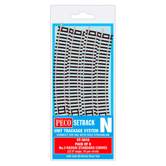 PECO ST-3016 N gauge track - Chester Model Centre