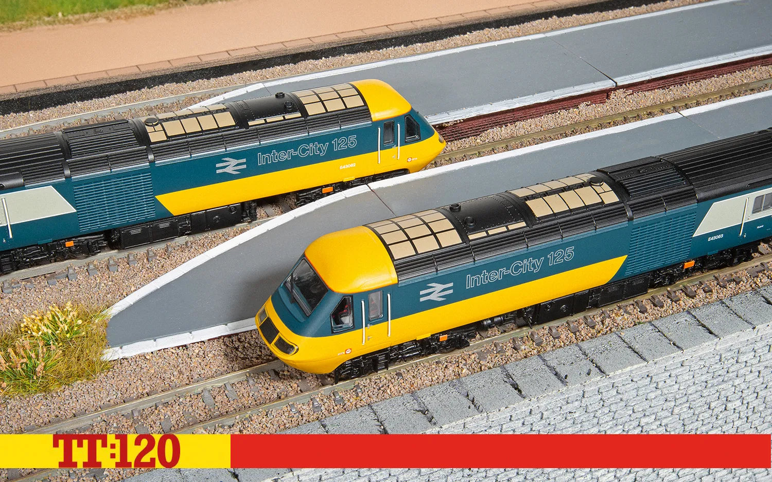 Hornby TT-120 Inter-City 125 High Speed Train Set (TT1004M) No's 43062 / 43063 - Chester Model Centre