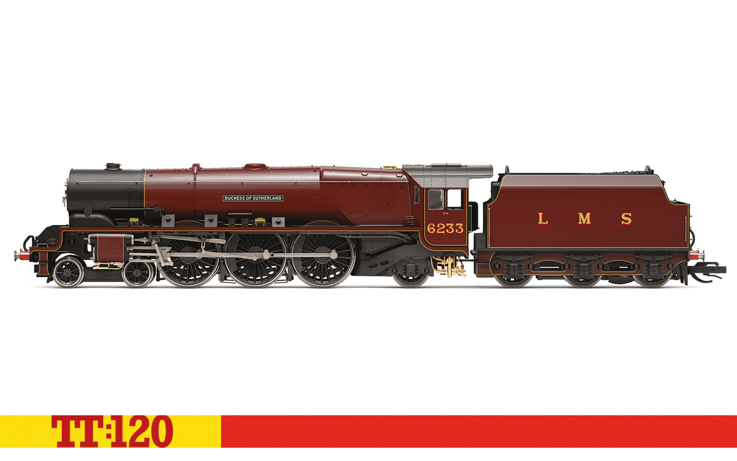 Hornby TT3034M LMS - Princess Coronation - 6233 'Duchess of Sutherland' Era 3 - Grouping (1923 - 1947) - Chester Model Centre