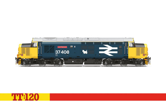HORNBY TT3035M BR - Class 37 - 37408 'Loch Rannoch' in Large Logo Blue - Chester Model Centre