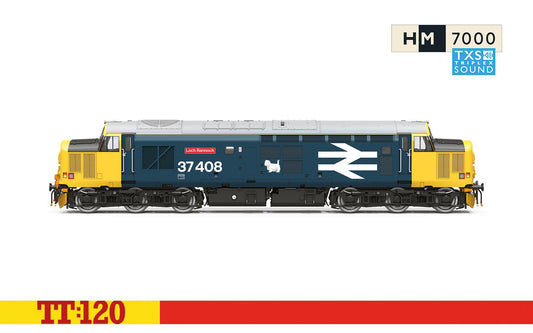 HORNBY TT3035TXSM BR Class 37 'Loch Rannoch' 37408 (Sound Fitted) - Chester Model Centre