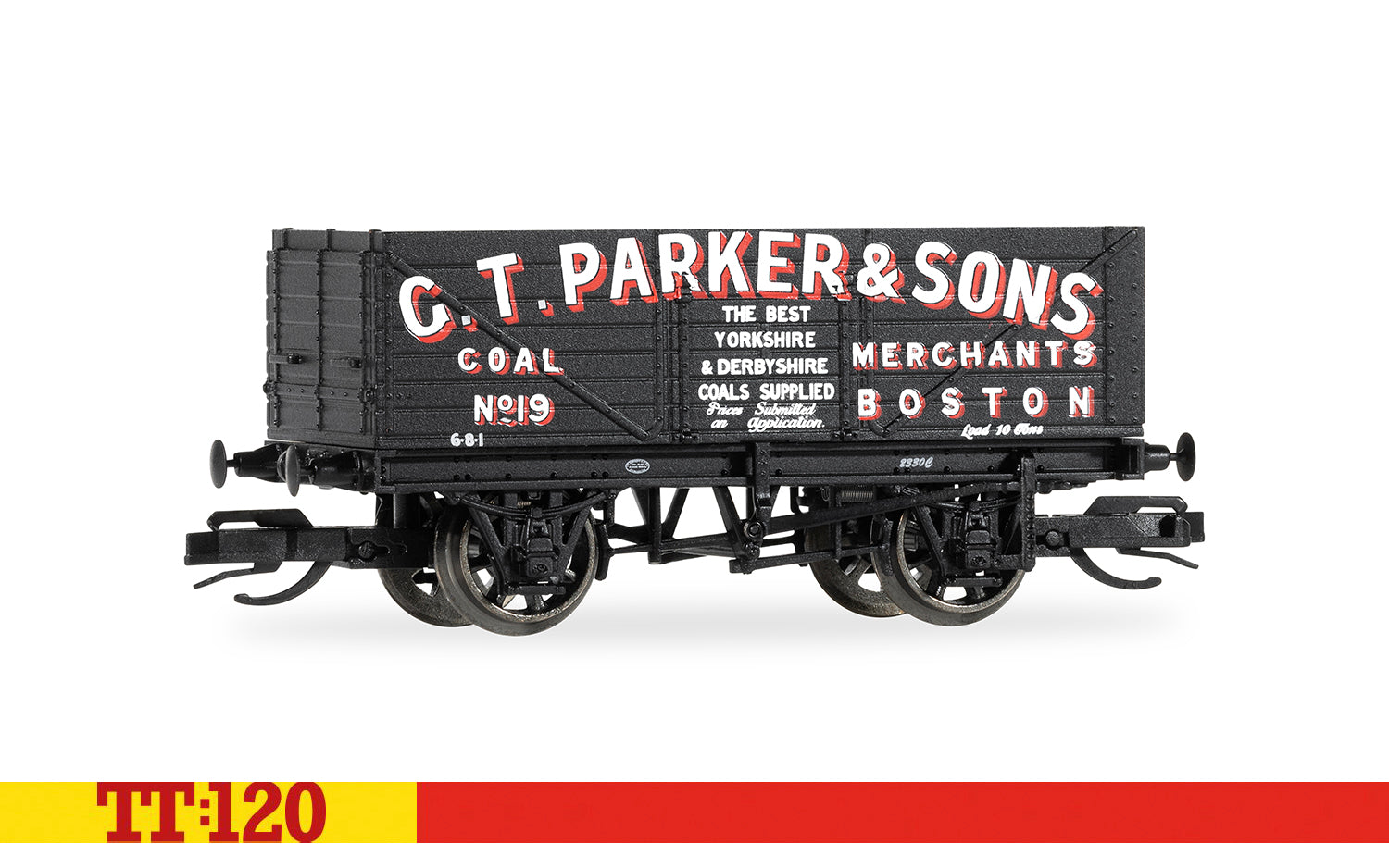 Hornby TT120 TT6040 GT Parker & Sons 7 Plank Wagon - Chester Model Centre