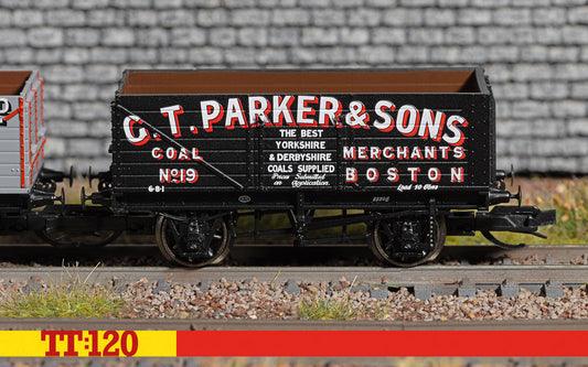 Hornby TT120 TT6040 GT Parker & Sons 7 Plank Wagon - Chester Model Centre